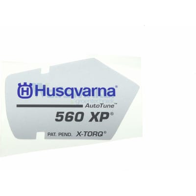 Husqvarna 560xp starterkap sticker