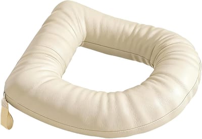 Toiletbril Kussen - Zachte Zitting - Extra Comfort - Hoogelastische Vulling - Universele Pasvorm - Wit