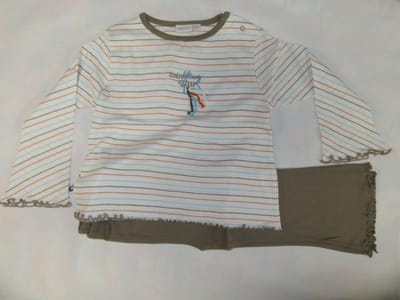 Wiplala - Pyjama - Katoen - Meisje - Streepje - Twinkling star - 8 jaar  128