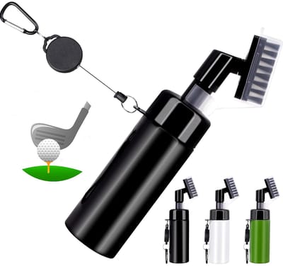 Unyqoos® Handige Golfclub Reinigingsborstel met Waterdispenser en Karabijnhaak voor Gemakkelijk Gebruik