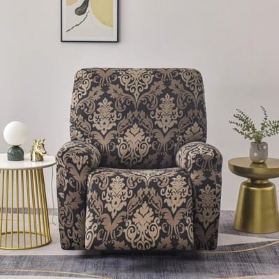 Fauteuilhoezen Stretch Bankhoes Stoelhoezen Meubelbeschermer Fauteuilhoes voor Schommelstoel 1 Seater