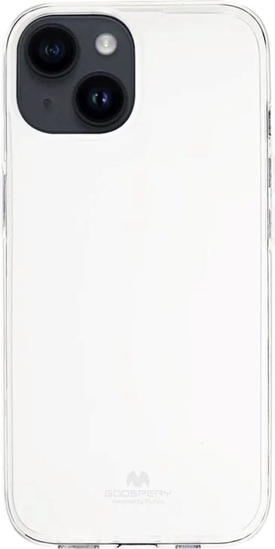 Goospery - iPhone 15 - Backcover hoesje Jelly - Wit