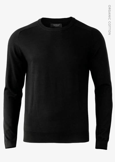 Brighton O-Neck Men - Zwart pullover | Maat S