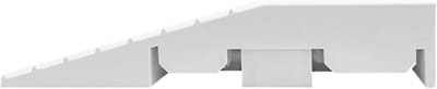 Drempelhulp Strip - Oprijplaat Stuk - Robotstofzuiger Hulp - Flexibel Snap Ontwerp - 100x95x18 mm - Zwart