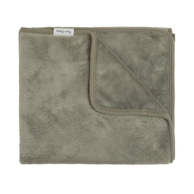 Baby's Only Wiegdeken gemaakt van teddystof - Baby deken Cozy - Dekentje voor jongens en meisjes - 2.0 TOG - 70x95 cm - Urban Green - Superzacht en comfortabel