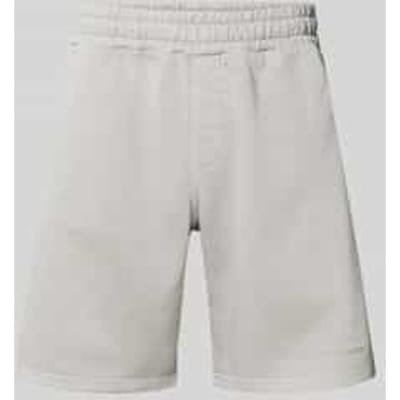 regular fit sweatshorts met gestikt logo