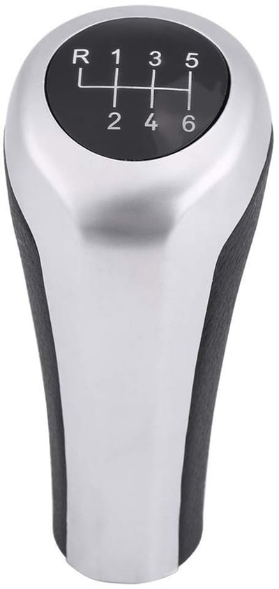 Dailygoods- Schakelpookknop gloednieuw - 6 Versnellingen - PVC - Zwart - Hoogte 9,8 cm - Geschikt voor E-serie/X-serie - Ergonomisch ontwerp - Schakelknop