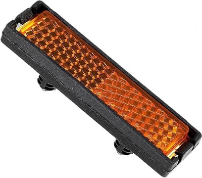 10 Stuks Fietsreflectoren voor Pedalen, Veiligheidsreflectoren voor Nachtfietsen, Reflecterende Bladvormige Reflectoren voor Verbeterde Zichtbaarheid tijdens het Fietsen