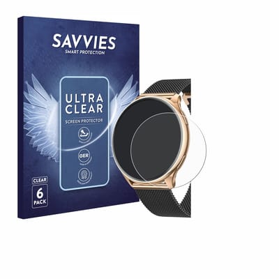 Savvies - Screenprotector voor Banlvs G35 1.32" - Folie Beschermfolie transparant 6 Stuks