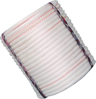Hangmand Hoogwerker - Hulpbindtouw Buiten - Airco Installatie - Hoge Trekkracht - 14 Mm 80 Meter - Wit