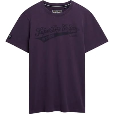 Superdry - Heritage Brand T-shirt met relaxte pasvorm - Heren - T-shirts