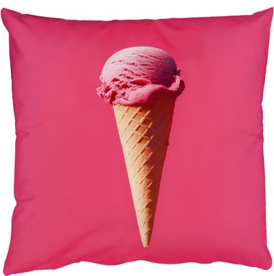 Sierkussens - Kussentjes Woonkamer - 50x50 cm - Schepijs - Roze - Hoorntje