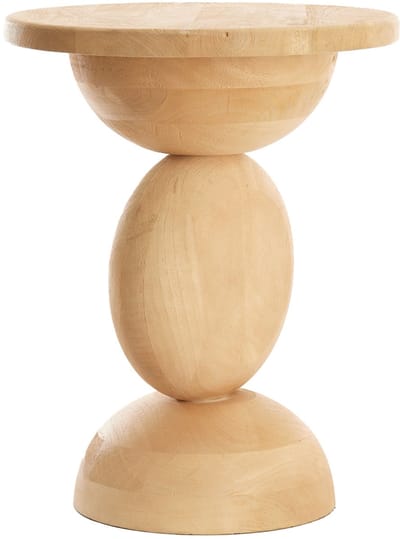 Light & Living bijzettafel MIRTO met mat naturel houten look – Ø40x50 cm