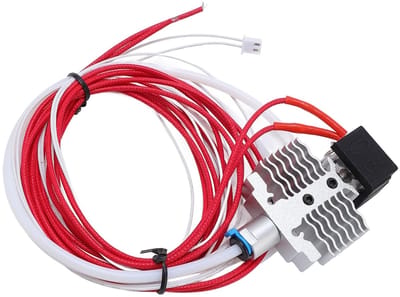 3D Printer Nozzle Verwarmingsblok Kit voor Ender-3 NEO V2 - 24V 40W Extruder Upgrade, All Metal 0.4mm en 1.75mm, met Vlamvertragende Siliconen Sok voor Optimale Prestaties
