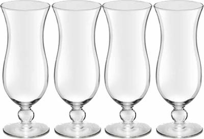 Royal Leerdam grote Cocktailglazen Hawaii - 4x stuks - glas - 440 ml - Pina Colada en meer