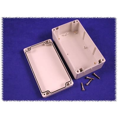 Hammond Electronics 1554J2GY Universele behuizing 160 x 90 x 60 Polycarbonaat Grijs 1 stuk(s)