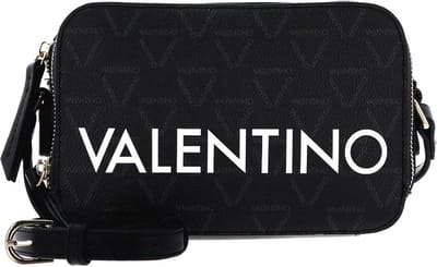 Elegante Cameratas Zwart/Multicolor - Verstelbare Crossbody Tas voor Dames