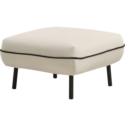 TONSBERG - Ottomaan - Lichtbeige - Polyester