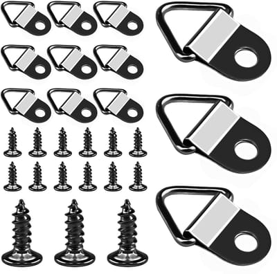 Dailygoods- Fotohaak 200 Stuks - Zelfklevend - Triangulaire Beugel - Voor Zware Foto's - Kunstwerken - Duurzaam Metaal - Fotohaakjes