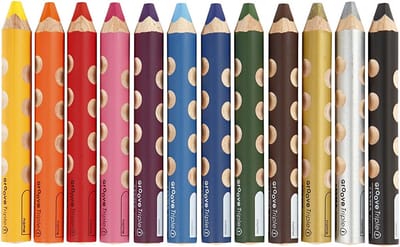 Lyra Kleurpotloden 3-in-1 Groove 12 Stuks Multicolor