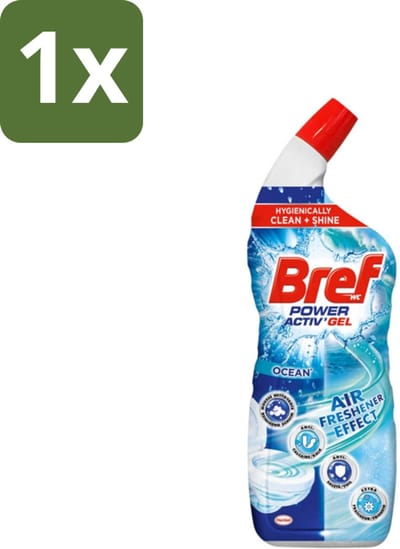 Bref WC - Power Activ+ - Toiletreiniger - Anti-Kalk - Oceaan - 700 ml - 1 stuk