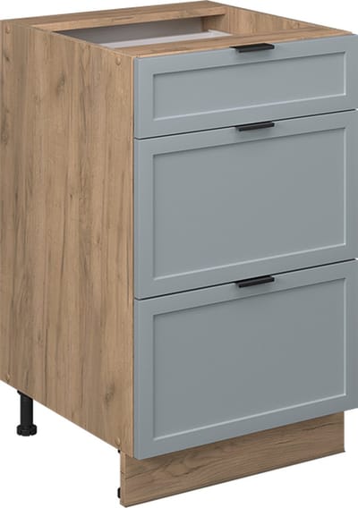 Vicco Fame-Line Keukenonderkast – 50 cm zonder werkblad Licht blauw-grijs
