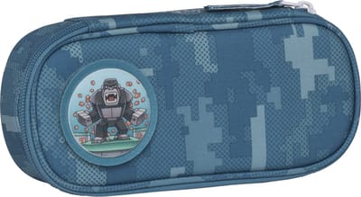 Beckmann etui - ovaal - leeg - Jungle Game green