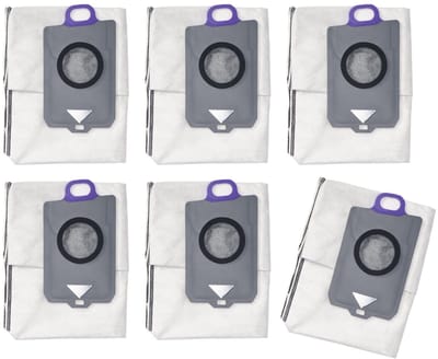 Narwal Flow, Freo Z Ultra, Freo Z10 (Ultra) en Freo X10 Pro Stofzakken (6 Stuks, Plus.Parts® alternatief voor CP-PJ-A00129-00-00)