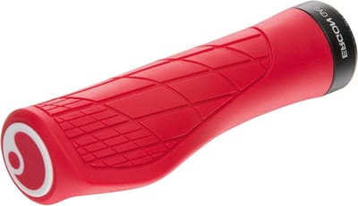 Fietsgrepen - Handvatten - Fietsen - Zachte rubbermix - 30 mm diameter - Rood