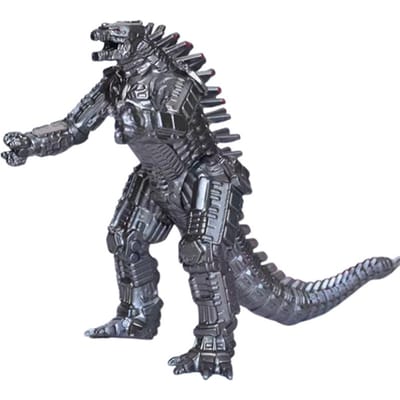 Actiefiguur Koning van Het Monster Mechagodzilla Zacht Rubber Speelgoed 7 Inch Beweegbare Gewrichten Dinosaurus Jongens Speelgoed Voor Kinderen Cadeau 17cm-opp bag black