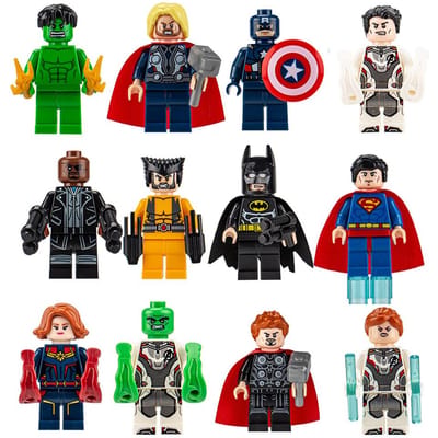 Bouwstenen, humanoïde poppen, speelgoed, miniatuurfiguren, kinderspeelgoed, Figures Assemble Speelgoed Creeper voor Kinderen Educatief Speelgoed
