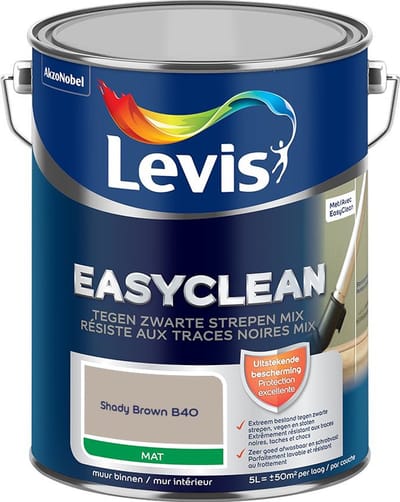 Levis - Easyclean Tegen Zwarte Strepen Mix - Shady Brown B40 - Mengverf - 5 L