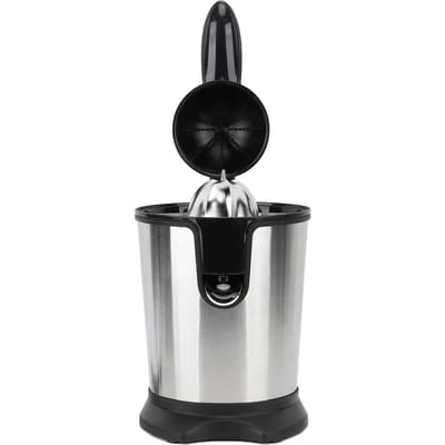Presse-agrumes électrique 15 000 tr/min, arrêt automatique, compatible lave-vaisselle, acier inoxydable, moteur ultra puissant L black