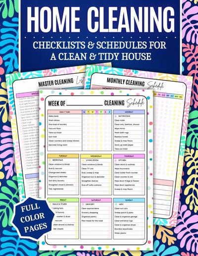 SnelShoppen - Kleurrijk Huishoudboek: Checklist Planner en Organisator voor Schoonmaken, Opruimen en Ontspannen Huishouding - Ideaal voor Thuis, Keuke