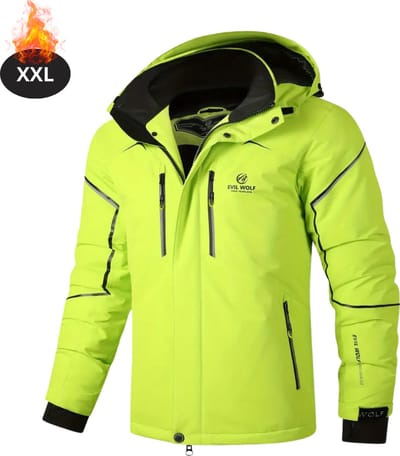 Bovista Skipak - SkiBroek - Skijas - Ski Suit - Wintersport - Heren - Winter - Warm Fleece - Groen - Maat XXL
