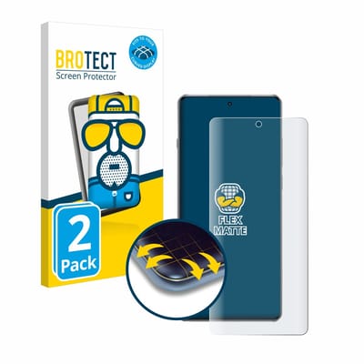 BROTECT - Screenprotector voor OnePlus 13R - Folie Beschermfolie matte volledig dekking 2 Stuks