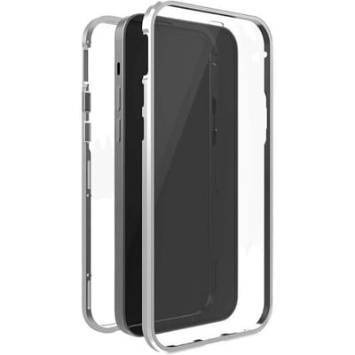 Black Rock 360° Glass Cover Apple iPhone 14 Plus Zilver Inductieve lading