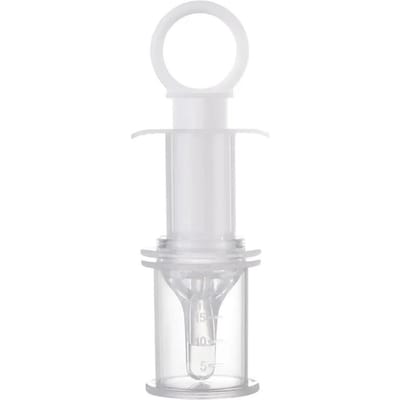 Seringue Forme Alimentateur Bébé Mise à Jour Compte-gouttes Nouveau-né Alimentateur Médicament Alimentateur à Aiguille Compte-gouttes à Presser Distributeur Tétine Articles pour Bébé blanc