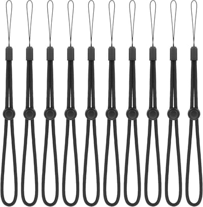 Verstelbare Nylon Polsbanden Set van 10, Multifunctionele Sleutelhanger, Camera Lanyard en ID Tag voor Mobiele Apparaten en Sleutels