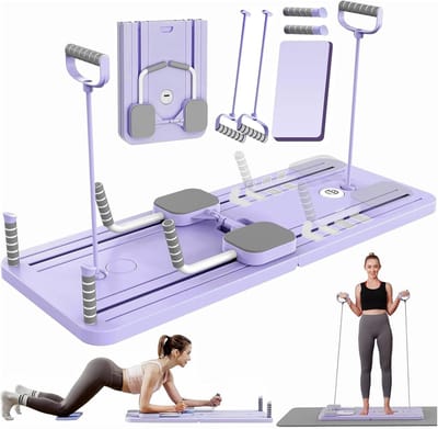Pilates Board met Automatische Rebound – Multifunctionele Buikspier Trainer & Core Trainer – Fitness Apparaat voor Thuis Full Body Workout