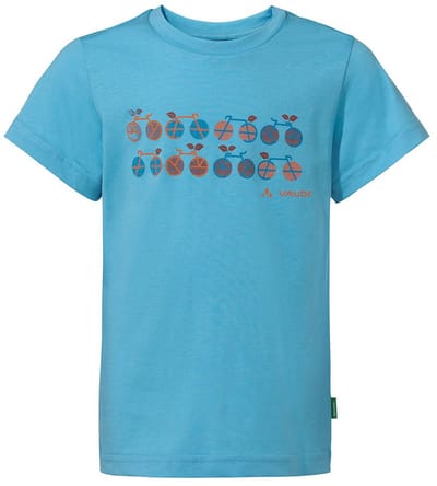 Vaude Lezza T-shirt Met Korte Mouwen Blauw 104 cm Jongen