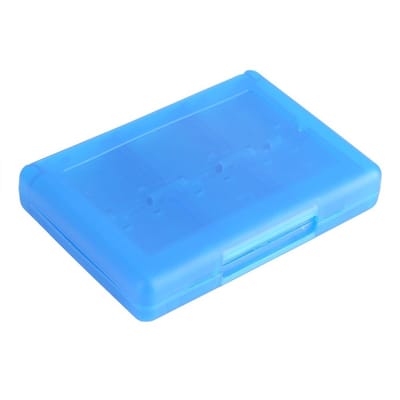 Allecto - Game Case - SD Kaart Houder - Compact en Functioneel - Blauw - Geschikt voor 3DS - 28 Kaarten Opbergen - Ideaal voor Gaming