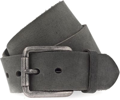 Vanzetti Leren riem Denim Love 45mm Leather Belt W100 Black zwart