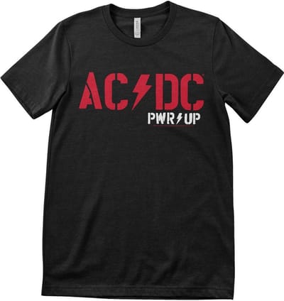 AC/DC Pwr Up T-shirt PS-1-ACDC014-H96-9