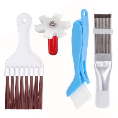 Dailygoods - Set van 4 Airconditioner Condensator Reinigingsborstels