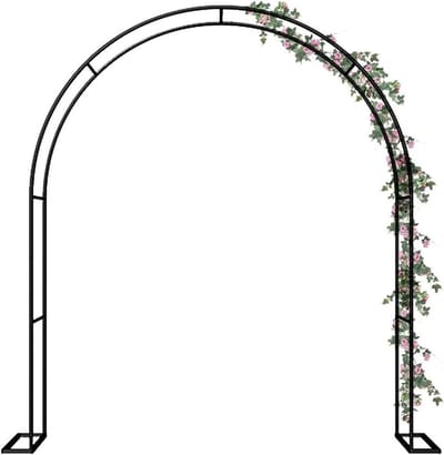 Tuinboog - Prieel Boog - Planten Ondersteunen - Extra Breed - 3.5 Meter Breed - Zwart