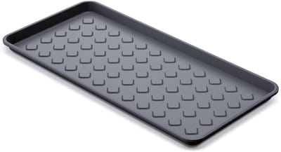 Garronda Schoenmat 50x38 cm - Schoenafdruipbak - Schoenbakken - Schoenendienblad - Schoenenbak - Lekbak voor Schoenen – Afdruipmat – Zwart - 1 stuks - GD-PRO-DrainerIPO720