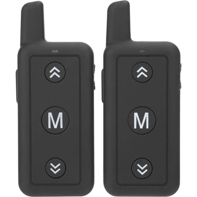 2 STUKS Mini Walkie Talkie 1W 400‑480 MHz Radio Zender-Ontvanger Oortje Oorhaak Oortelefoons