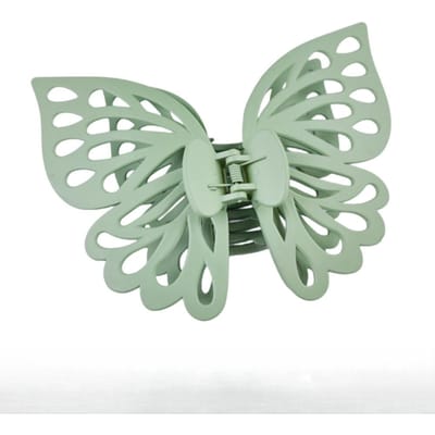 Pince à cheveux papillon tendance pour femmes Élégantes pinces géométriques Pinces à cheveux arrière Épingles à cheveux en acrylique Barrettes Filles Accessoires pour cheveux