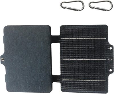 Opvouwbare Oplader Zonnepaneel - Draagbare Energiebron - Outdoor Opladen - Dubbele Snelle Uitgang - 30 W - Zwart